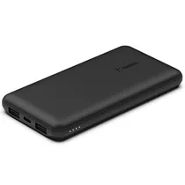 Carregador Portátil Belkin Boostcharge 3 Portas BPB011BTBK / 10000MAH / 15W - Preto