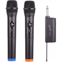 Micrófone Wireless VHF Dual Supersonic SC-907VHF - Black - (Deslacrado)