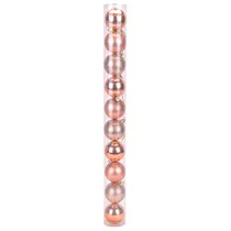 Bola Natalina 6CM Tubo com 10 Peças Mistas