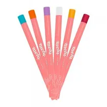 Lapis de Olho Retratil Ruby Rose Melu Colorida RR-2056