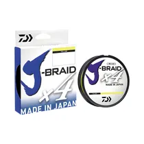Hilo de Pesca Daiwa J-Braid 4X 9KG 0.21MM 270M Yellow  Hilo de Pes...