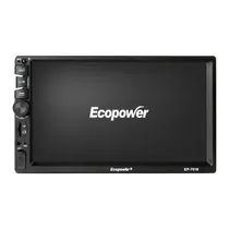 Toca Radio Ecopower EP-7016 - Tela 7´´ - Bluetooth - FM - SD - USB - Aux - Bluetooth - Preto