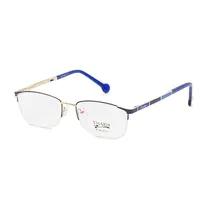 Armação para Óculos de Grau Visard BF7060 C3 Tam. 54-17-140MM - Azul/Dourado