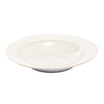 Plato de Porcelana Linea Dorado 8,5