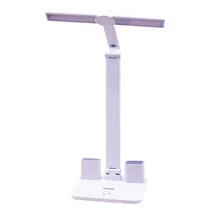Lampada de Mesa LED com Porta Caneta JN-10BB / Recarregavel - Branco