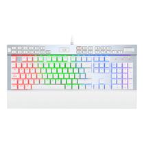 Teclado Gaming Redragon K550W-1 Yama Gaming Mechanical Keyboard com Iluminacao RGB / Espanhol - Branco