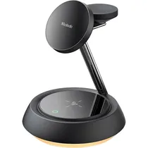 Mcdodo Cargador Wireless CH-495 Magnetic 3EN1 15W Cable USB-C/C Black