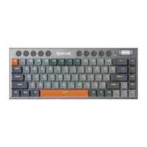 Teclado Gamer Redragon Horus Se K609GG-RGB-Pro - com e Sem Fio - Inglês - Mecânico - Cinza Teclado Gamer Redragon Horus Se K609GG-RGB-Pro - com e Sem Fio - Inglês - Mecânico - Cinza