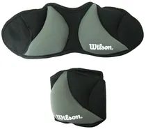 Halteres Tornozelo Wilson 1.81KG/4LB PT0004 Cinza (2 Peças)