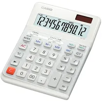 Calculadora Casio DE-12E-We de 12 Dígitos - Branco
