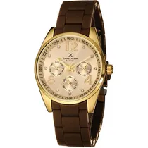 Relógio Feminino Daniel Klein DK10687-6 - Dourado/Marrom