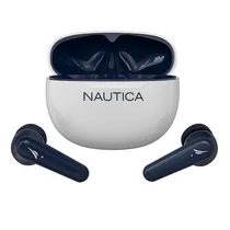 Fones de Ouvido Nautica T200+ TWS - Branco Azul Marinho