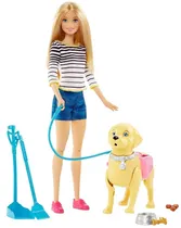 Boneca Barbie Família Mattel Passeio com Cachorrinho DWJ68