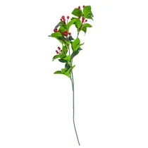 Ramo Natalino Verde com Vermelho 67 CM