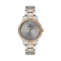 Relógio Analógico Feminino Daniel Klein Premium DK.1.12530-4 - Dourado/Prata