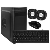 Kit Gabinete Mtek DK01 Black Español Teclado,Mouse,Speaker
