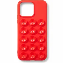 Capa de Silicona Ventosa para iPhone 17 Pro Max - Red
