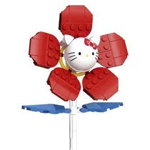 Brickcraft Block Hello Kitty Flower 74 PCS In Box 72138