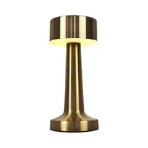 Lampara de Mesa LED Recargable Taschibra 2W 50 Lúmenes Jimp Oro