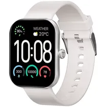 Relogio Smartwatch Haylou Watch S6 HF010 com Bluetooth / 2.01" - Prata/Branco