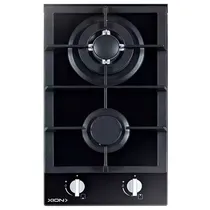 Fogão A Gás Xion XI-GH22TGL Temperado com 2 Bocas - Preto