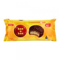 Alfajor Arcor Bon O Bon Chocolate Ao Leite Agrupado Pacote com 6 Unidades