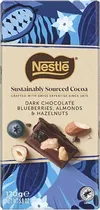 Nestle Dark Chocolate Blueberries Almonds & Hazelunts - 170G