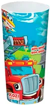 Vaso Plástico Kozi Plast Bombeiro 1303B - 350ML