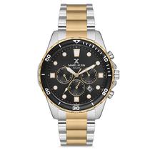 Relogio Analogico Masculino Daniel Klein DK.1.12680-5 Exclusive Gents / Pulseira de Aco Inoxidavel - Prata/Dourado