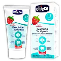 Chicco Cosmetica Pasta Dental Fresa 12M+ 50ML Detalles En El Producto 50ML s/C
