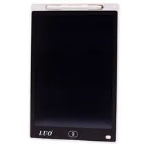 Painel de Escritura Tablet Luo LCD 12" Pulegadas LU-A61 Digital Gráfico Eletrônico Portátil Placa de Desenho Manuscrito Pad para Crianças Adultos Casa Escola Escritório - Blanco