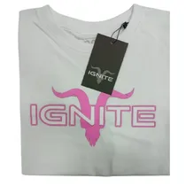 Ignite Remera Cropped Femenino 62003 (T)P Blanco