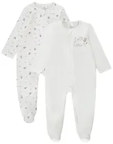 Macacão para Bebê Orchestra HB0135-Ecr - Masculino (2 Unidades)