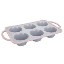 Forma de Silicone Rosa Cinza 27X18CM