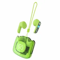 Fone de Ouvido Sem Fio Keen Earphones Y12 com Bluetooth V5.3 - Verde Claro