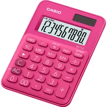 Calculadora Compacta Casio MS-7UC-RD - Rosa Escura