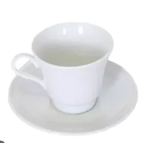 Scalla Vajilla Set Taza de Cafe c/Platillo Algarve Blanco