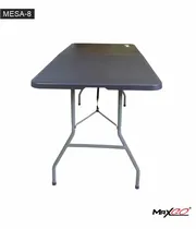 Maxgo Mesa Plegable MESA-8 180X74X74CM Negro