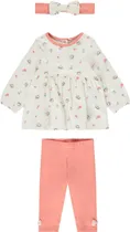 Conjunto para Bebê Orchestra HB013H-Rof Feminino (3 Peças)