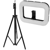 Iluminador LED Prosper U200 Square com Bluetooth 20 Watts + TriPode - Preto
