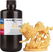 Resina Photopolymer para Impressora 3D Elegoo Abs Like 3.0 1KG - Yellow