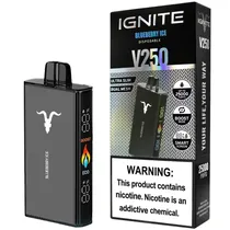 Vaper Descartável Ignite V250 5% Nicotina 25000 Puffs - Blueberry Ice