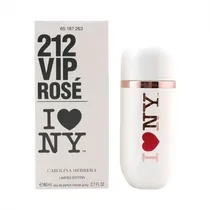 Tester Perfume Carolina Herrera 212 Vip Rose Iny Edp Feminino 80ML