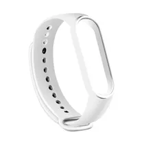 Pulseira de Silicone 4LIFE para Xiaomi Mi Band 5/6 - Branco