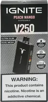 Vape Descartável Ignite V250 Peach Mango 25000 Puffs