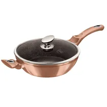 Frigideira Berlinger Haus Antiaderente Rosa com Tampa 28CM