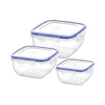 Set de Tápers Bager Cook&Lock BG-511 3 Piezas