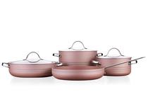 Korkmaz Rosagold Pot Set Linha 7 PCS