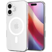 Capa Spigen iPhone 17 Crystal Flex Mag Fit ACS09648 - Clear White