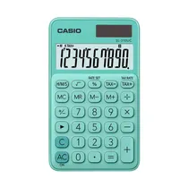 Calculadora Compacta Casio SL-310UC-GN de 10 Dígitos - Verde